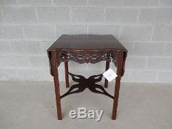 BAKER Historic Charleston Collection Chippendale Style Pembroke Accent Table