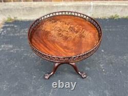 BAKER Stately Homes Mahogany Tilt Top Ball & Claw Table