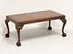 Barnard & Simonds Mahogany And Leather Chippendale Ball In Claw Coffee Table