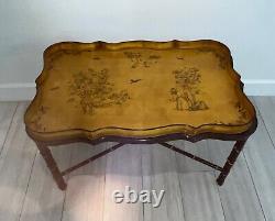 BECON HILL COLLECTION Chinese Chipendale Tole Tray Coffee Table No. 629