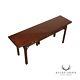 Baker Furniture Chippendale Mahogany Filp-top Console Table