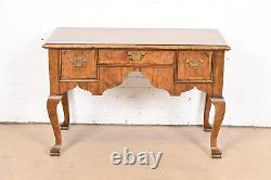 Baker Furniture Georgian Banded Burled Walnut Server or Dressing Table