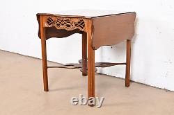 Baker Furniture Historic Charleston Collection Chippendale Carved Tea Table