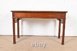 Baker Furniture Historic Charleston Georgian Carved Mahogany Writing Desk