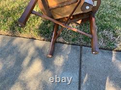 Baker Furniture Mahogany Accent End Drum Table One Drawer Chinese Chippendale