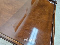 Baker Furniture Mahogany Accent End Table One Drawer Chinese Chippendale