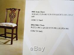 Baker Furniture Mahogany Chippendale Historic Charleston Arm Chair New Upholster