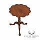 Baker George Iii Chippendale Style Mahogany Pie Crust Tilt Top Table (a)