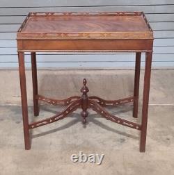 Baker Historic Charleston Chinese Chippendale Tea Table