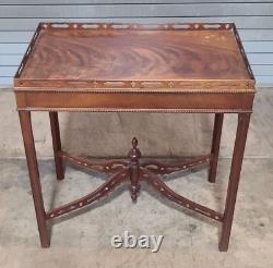 Baker Historic Charleston Chinese Chippendale Tea Table