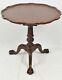 Baker Mahogany Chippendale Tray Tilt Top Tea Table Occasion Table Claw & Ball