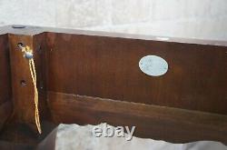 Baker Stately Home Chippendale Mahogany Faux Marble Console Server Dry Bar Table