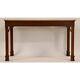Baker Williamsburg Mahogany Chinese Chippendale Console Table Sofa Table Marble