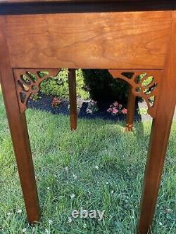 Beautiful Vintage Chippendale Walnut Console Table The Bartley Collection, Ltd