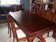 Beautiful Vtg. Chippendale Mahogany Dining Table With8 Chairs
