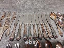 Berndorf Royal Chippendale cutlery Silverplate Flatware 42 pieces