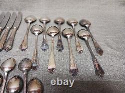 Berndorf Royal Chippendale cutlery Silverplate Flatware 42 pieces