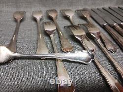 Berndorf Royal Chippendale cutlery Silverplate Flatware 42 pieces