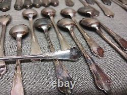 Berndorf Royal Chippendale cutlery Silverplate Flatware 42 pieces