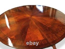 CMC Amazing Sunburst Flame mahogany circular Grand dining tables