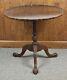 Carved Chippendale Mahogany Piecrust Tea Table Claw & Ball Williamburg Style