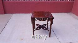 Chinese Chippendale Mahogany Drop Leaf
