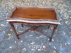 Chinese Chippendale style hardwood side/ display table