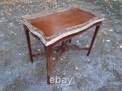 Chinese Chippendale style hardwood side/ display table