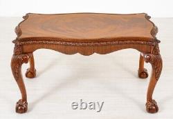 Chippendale Coffee Table Mahogany Ball and Claw Feet