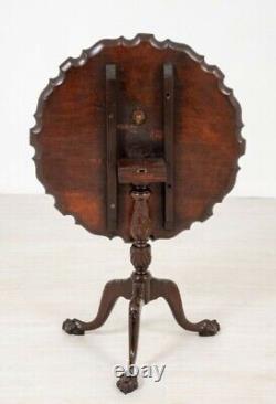 Chippendale Coffee Table Mahogany Ball and Claw Feet