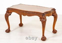 Chippendale Coffee Table Mahogany Ball and Claw Feet