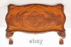 Chippendale Coffee Table Mahogany Ball and Claw Feet