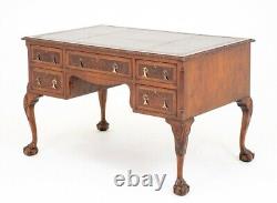 Chippendale Desk Writing Table Walnut Antique