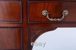 Chippendale Faux Partners Desk Mahogany Writing Table