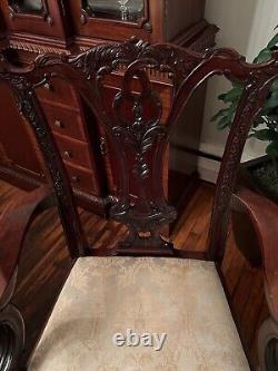 Chippendale Mahogany Dining Chairs