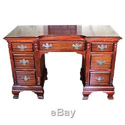 Chippendale Mahogany Vanity Writing Table Desk Console Bedroom Set Side End