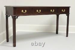 Chippendale Style Banded Mahogany Sofa Table by Pennsylvania House