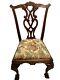 Chippendale Style Carved Mahogany Ball And Claw Dining Room Chairs Set Of 2