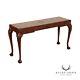 Chippendale Style Carved Mahogany Ball And Claw Foot Console Table