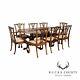 Chippendale Style Custom Mahogany Ball & Claw Dining Table And 8 Chairs Set