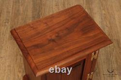 Chippendale Style Custom Walnut Table-Top Spice Cabinet