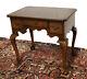 Chippendale Style Dark Hard Wood Lowboy / Dressing Table Circa 1900
