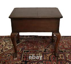Chippendale Style Dark Hard Wood Lowboy / Dressing Table circa 1900