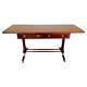 Chippendale Style Faux Bamboo Drop Leaf Desk Or Dining Table
