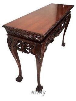 Chippendale Style Mahogany Console Table