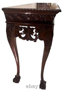 Chippendale Style Mahogany Console Table