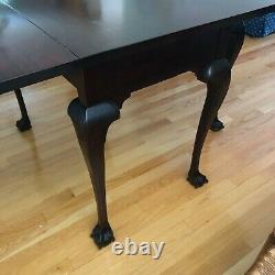Chippendale Style Mahogany Drop Leaf Table