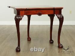Chippendale Style Mahogany Folding Card Table, Game Table