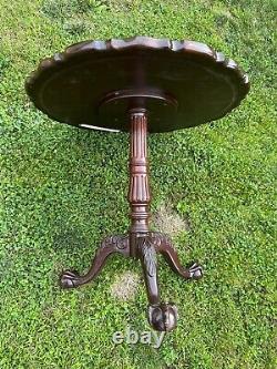 Chippendale Tea Table 18th Century Design Mahogany