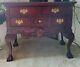 Chippendale Style Mahogany Consol Table Ball & Claw Lowboy
